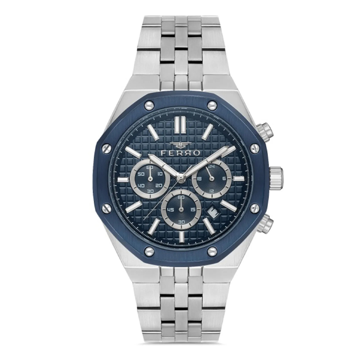 MONTRE FERRO HOMME M.FONCTION ACIER